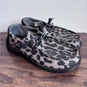 Hey Dude Women’s Wendy Leopard Sparkle
